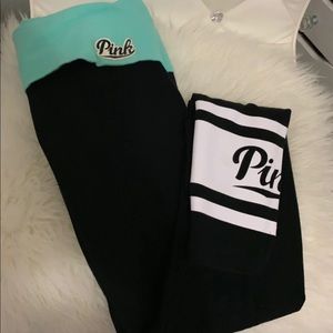 VS PINK Mint yoga pants